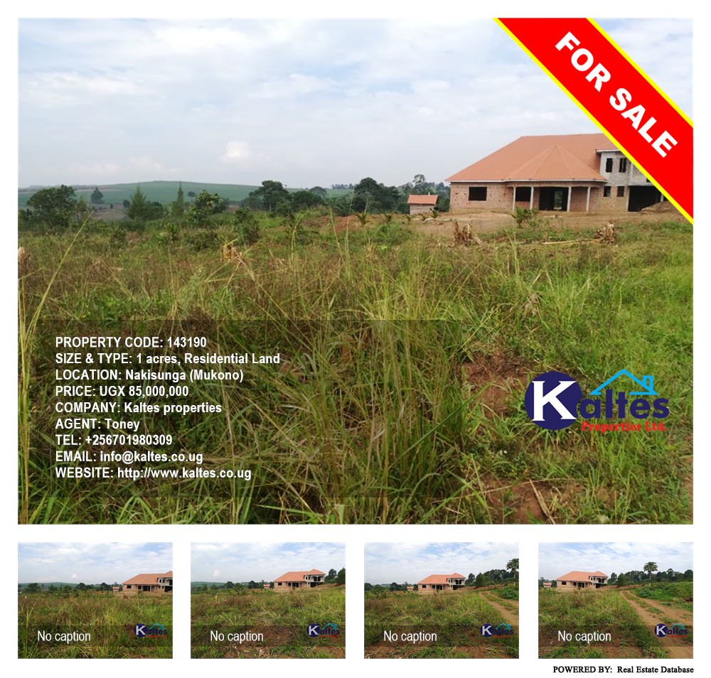 Residential Land  for sale in Nakisunga Mukono Uganda, code: 143190