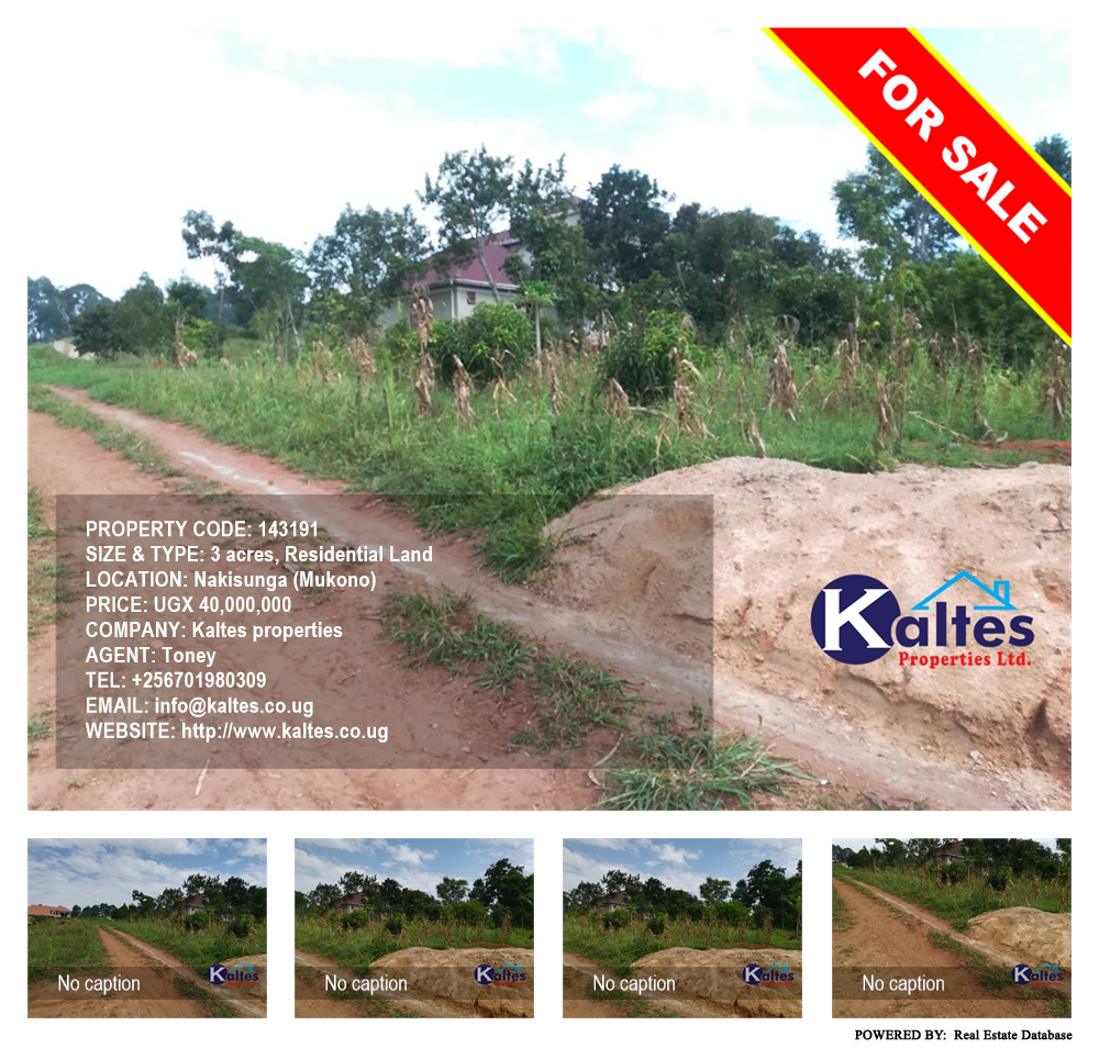 Residential Land  for sale in Nakisunga Mukono Uganda, code: 143191
