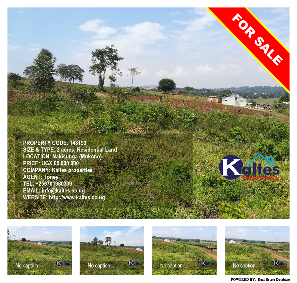 Residential Land  for sale in Nakisunga Mukono Uganda, code: 143193