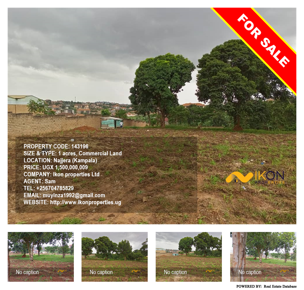 Commercial Land  for sale in Najjera Kampala Uganda, code: 143196