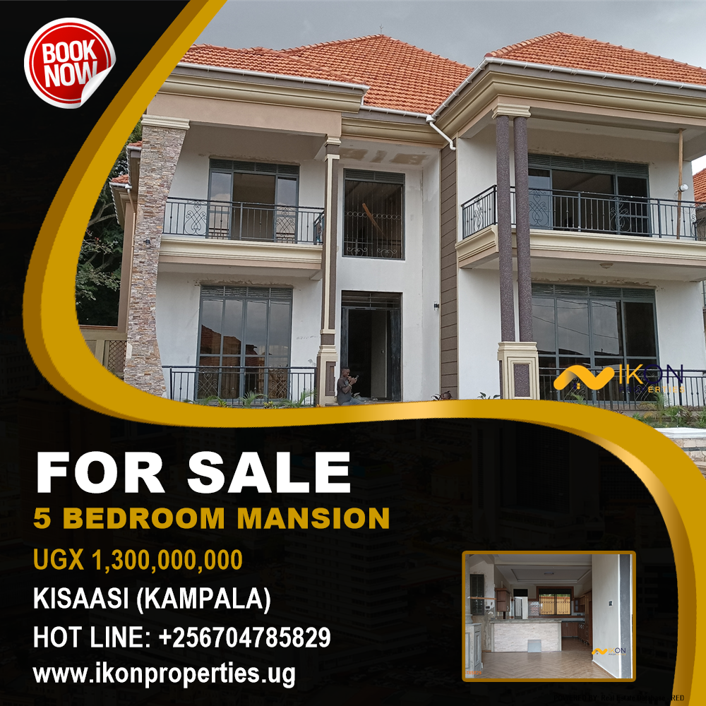 5 bedroom Mansion  for sale in Kisaasi Kampala Uganda, code: 143197