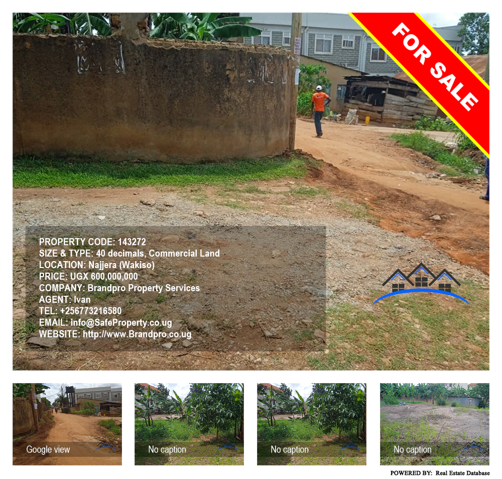 Commercial Land  for sale in Najjera Wakiso Uganda, code: 143272