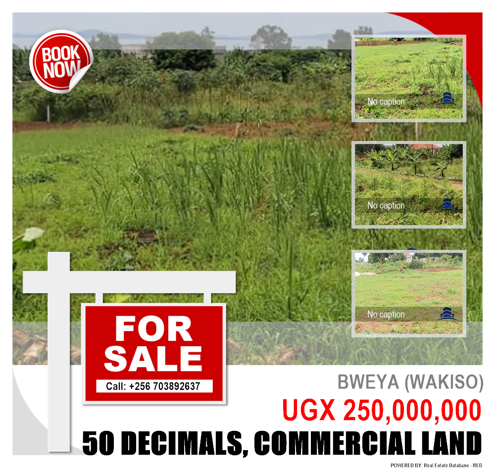 Commercial Land  for sale in Bweya Wakiso Uganda, code: 143298