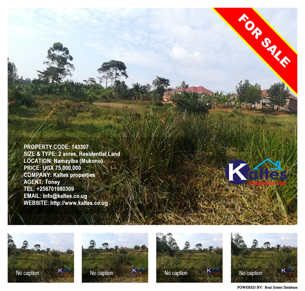 Residential Land  for sale in Namayiba Mukono Uganda, code: 143307