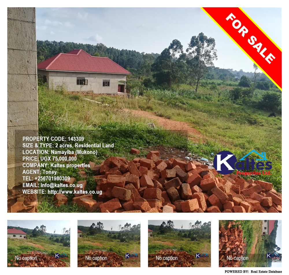 Residential Land  for sale in Namayiba Mukono Uganda, code: 143309