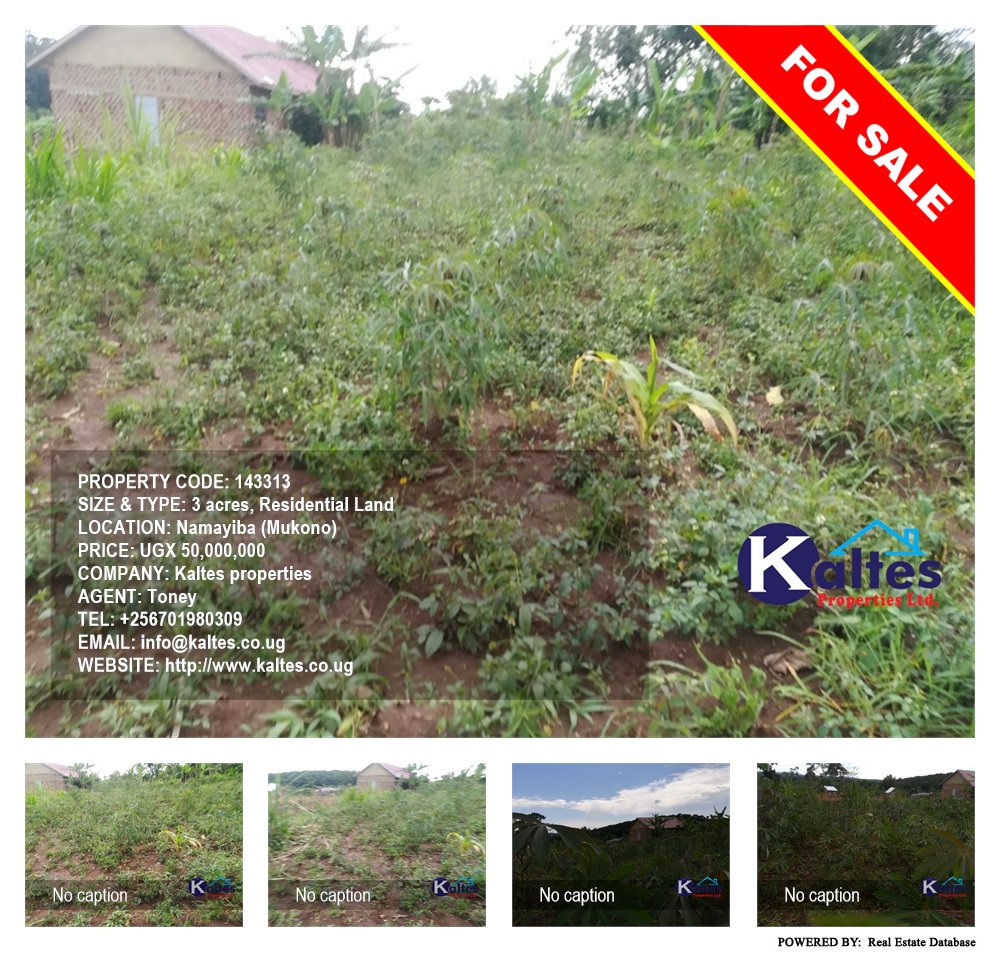 Residential Land  for sale in Namayiba Mukono Uganda, code: 143313