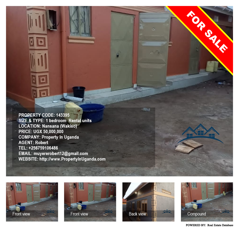 1 bedroom Rental units  for sale in Nansana Wakiso Uganda, code: 143395