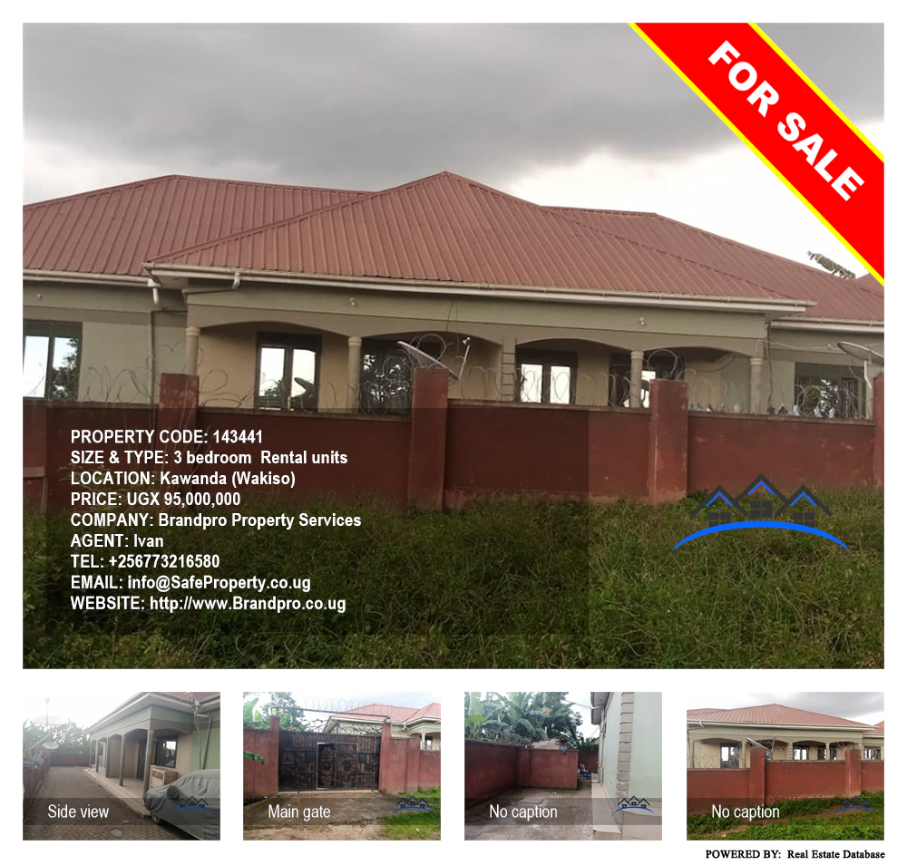 3 bedroom Rental units  for sale in Kawanda Wakiso Uganda, code: 143441