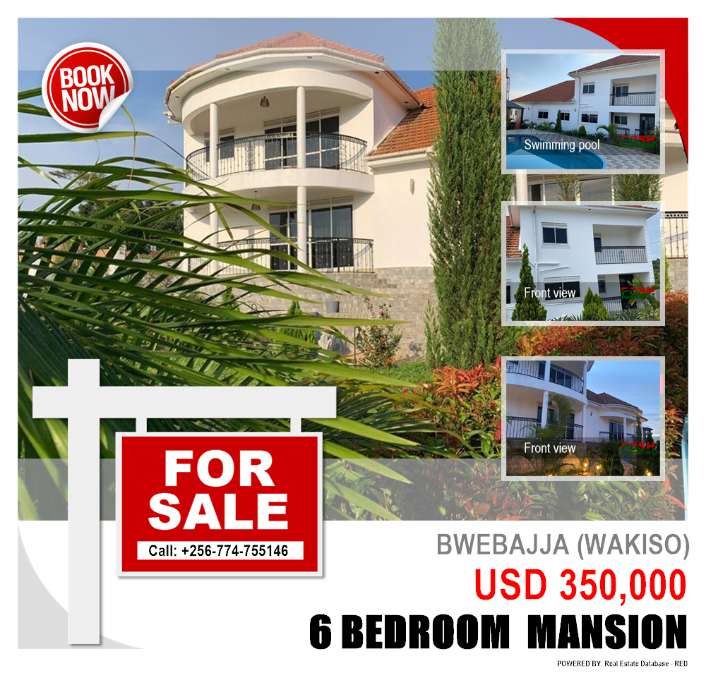 6 bedroom Mansion  for sale in Bwebajja Wakiso Uganda, code: 143559