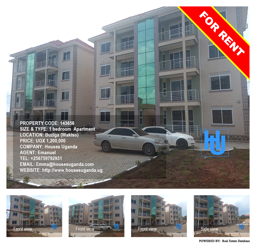 1 bedroom Apartment  for rent in Buziga Wakiso Uganda, code: 143656