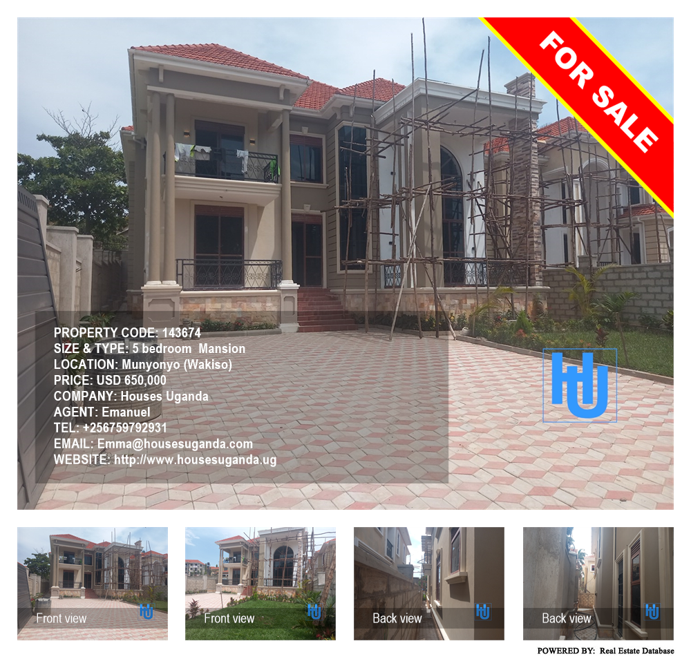 5 bedroom Mansion  for sale in Munyonyo Wakiso Uganda, code: 143674