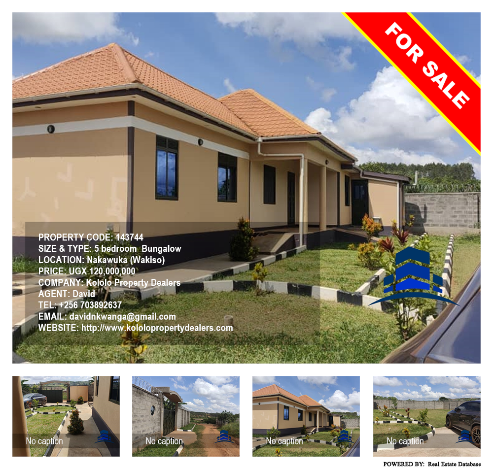 5 bedroom Bungalow  for sale in Nakawuka Wakiso Uganda, code: 143744