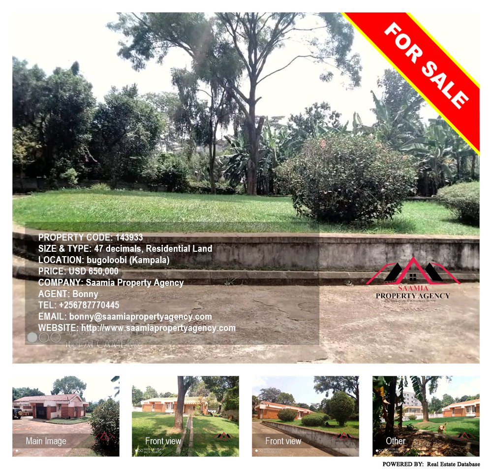Residential Land  for sale in Bugoloobi Kampala Uganda, code: 143933