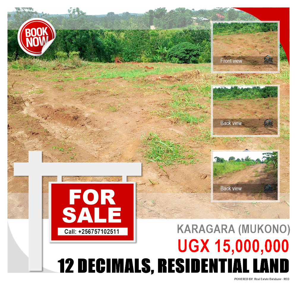 Residential Land  for sale in Karagara Mukono Uganda, code: 143994