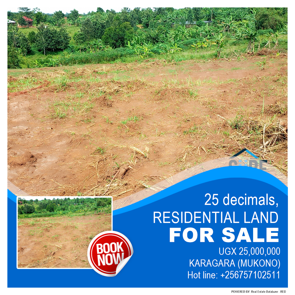 Residential Land  for sale in Karagara Mukono Uganda, code: 143995