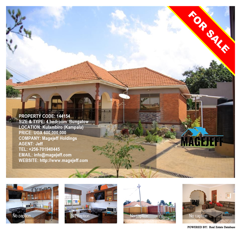4 bedroom Bungalow  for sale in Kulambilo Kampala Uganda, code: 144154