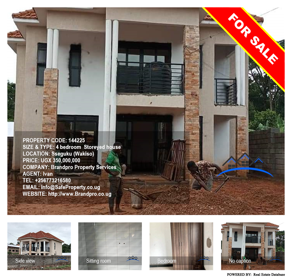 4 bedroom Storeyed house  for sale in Seguku Wakiso Uganda, code: 144225