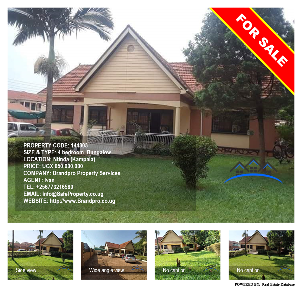 4 bedroom Bungalow  for sale in Ntinda Kampala Uganda, code: 144303