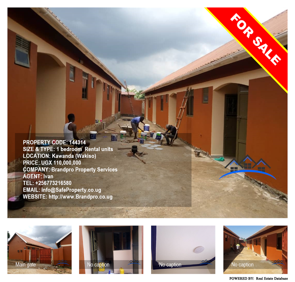 1 bedroom Rental units  for sale in Kawanda Wakiso Uganda, code: 144314