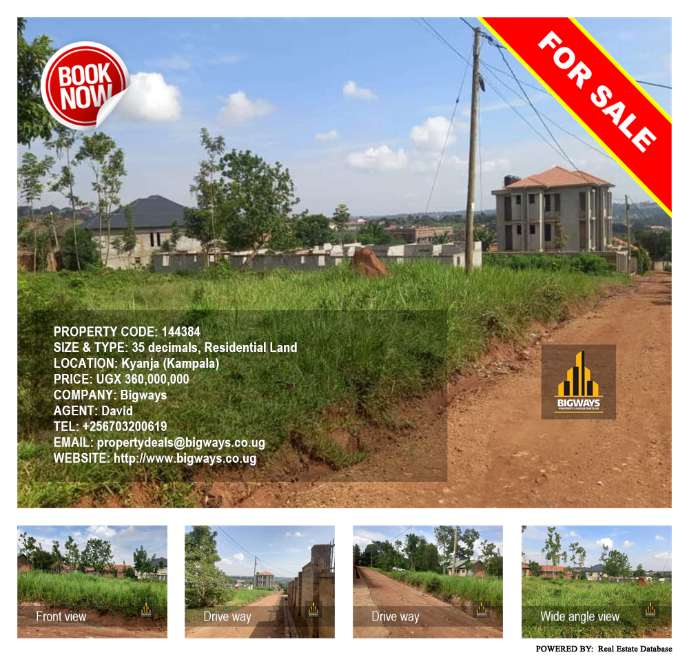 Residential Land  for sale in Kyanja Kampala Uganda, code: 144384