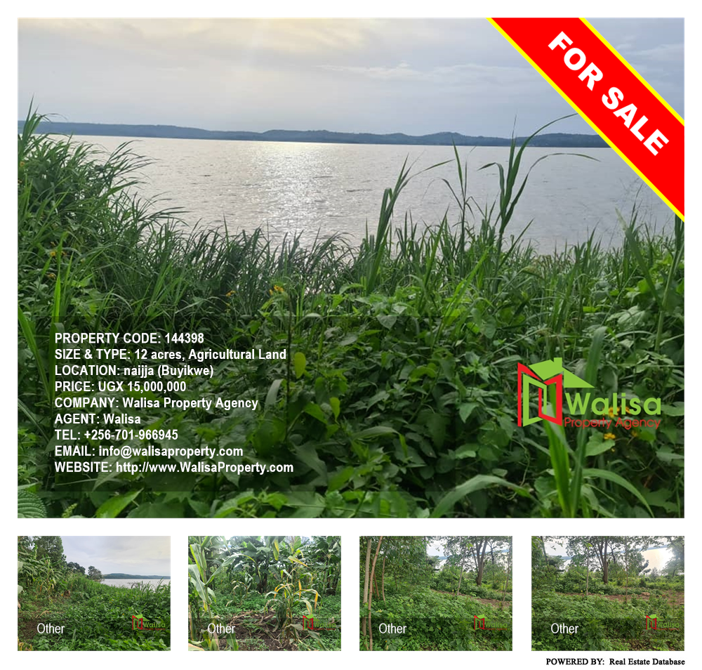 Agricultural Land  for sale in Naijja Buyikwe Uganda, code: 144398