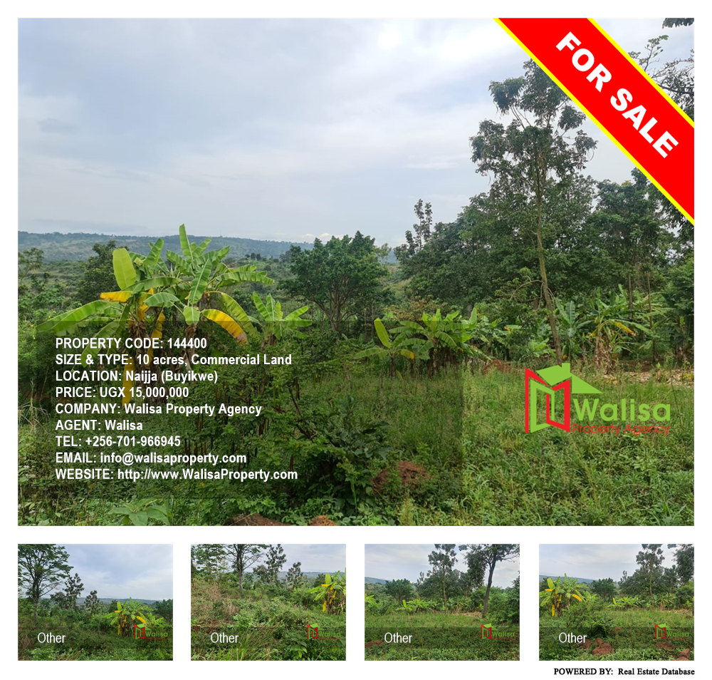 Commercial Land  for sale in Naijja Buyikwe Uganda, code: 144400