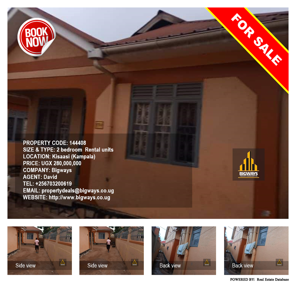 2 bedroom Rental units  for sale in Kisaasi Kampala Uganda, code: 144408