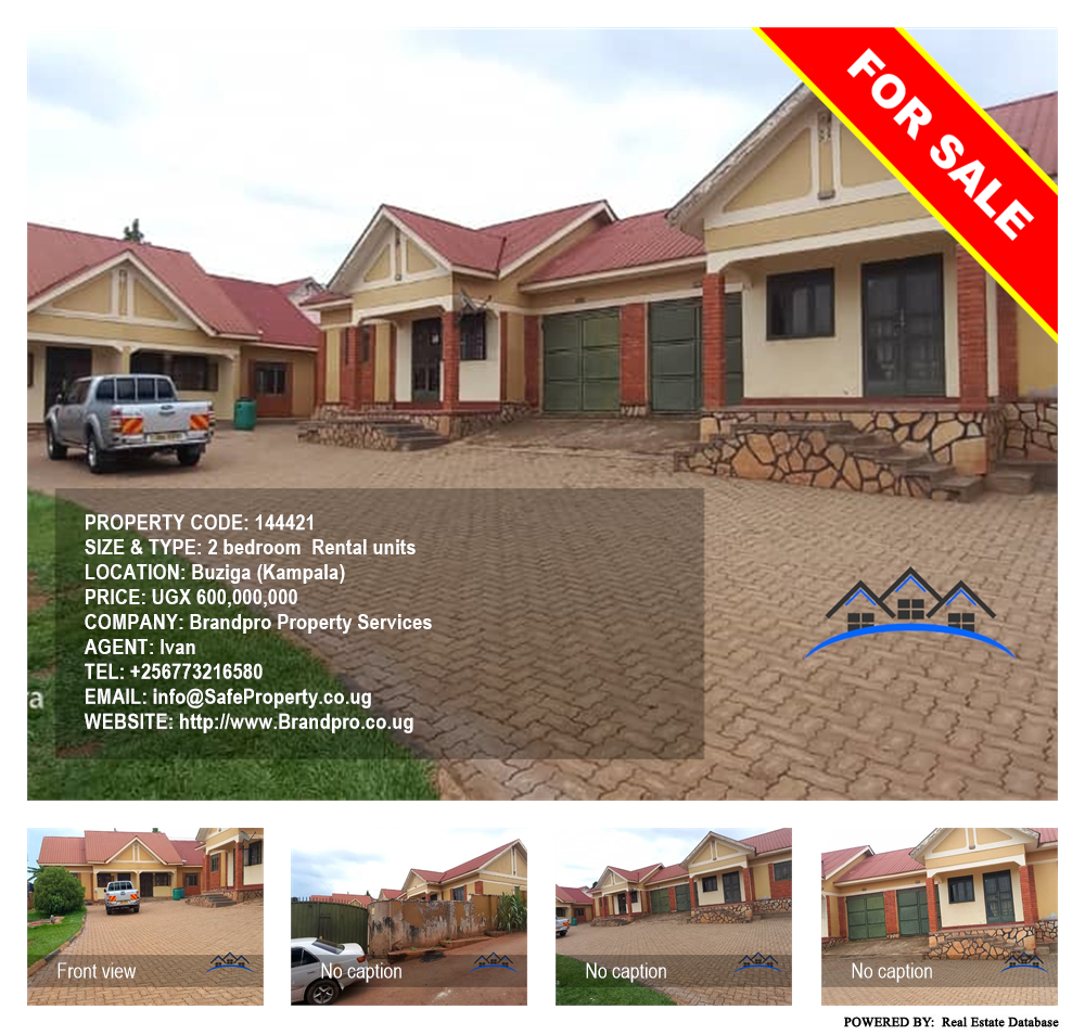 2 bedroom Rental units  for sale in Buziga Kampala Uganda, code: 144421