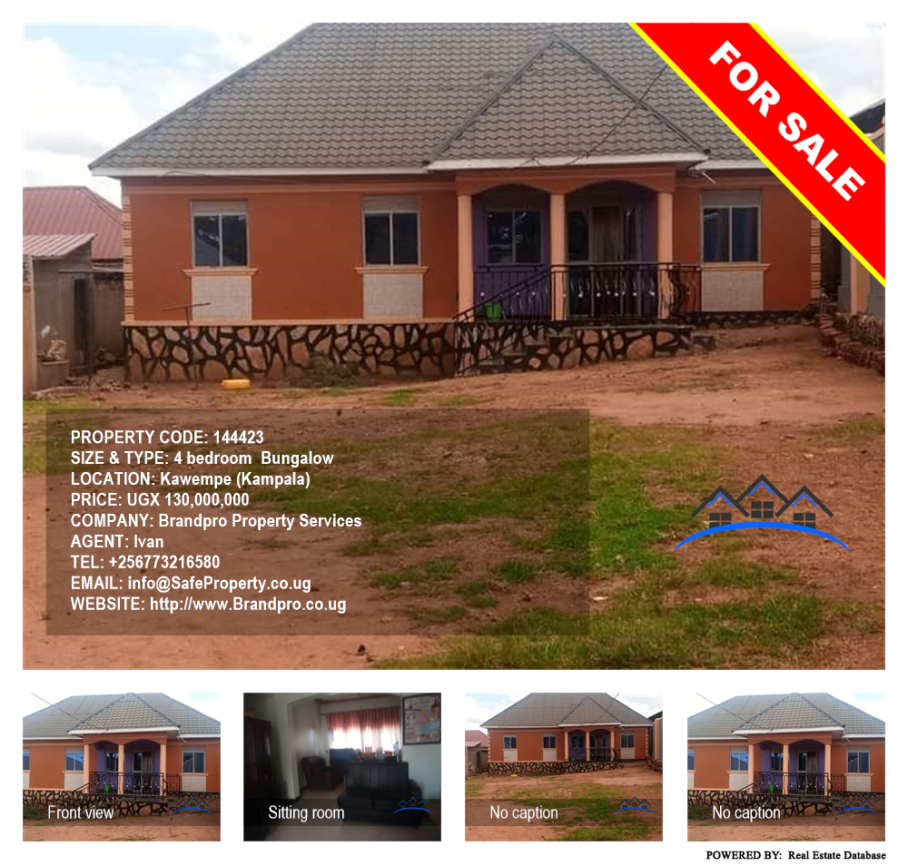 4 bedroom Bungalow  for sale in Kawempe Kampala Uganda, code: 144423