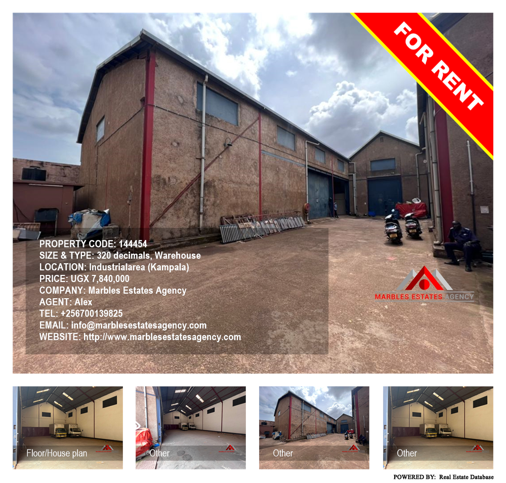 Warehouse  for rent in Industrialarea Kampala Uganda, code: 144454