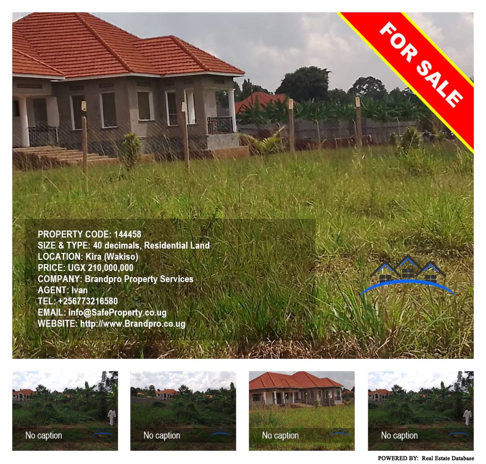 Residential Land  for sale in Kira Wakiso Uganda, code: 144458