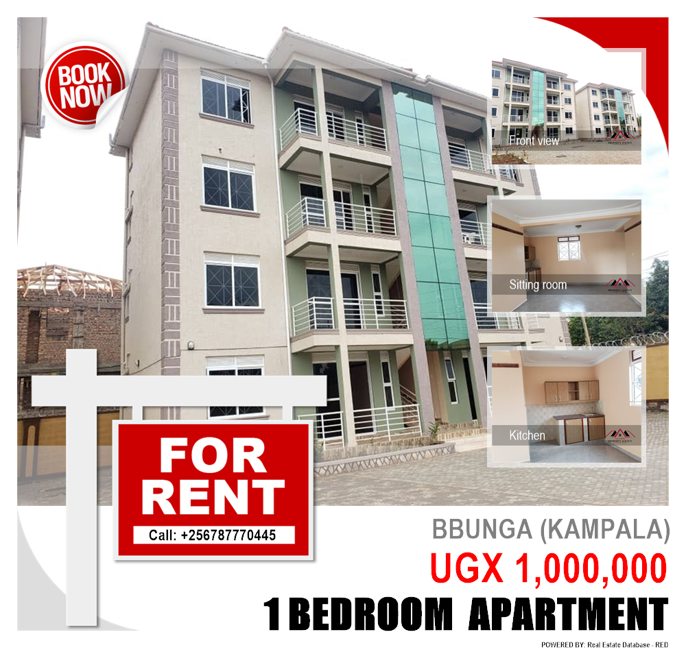 1 bedroom Apartment  for rent in Bbunga Kampala Uganda, code: 144479