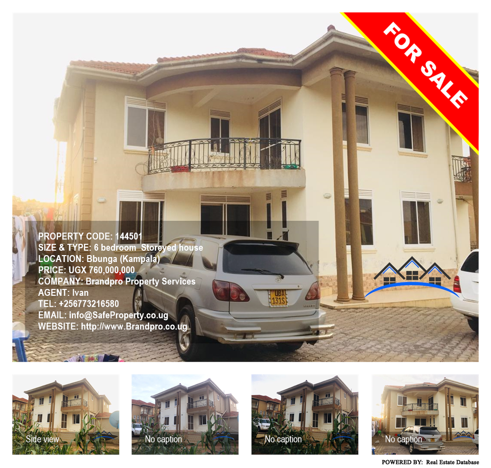 6 bedroom Storeyed house  for sale in Bbunga Kampala Uganda, code: 144501