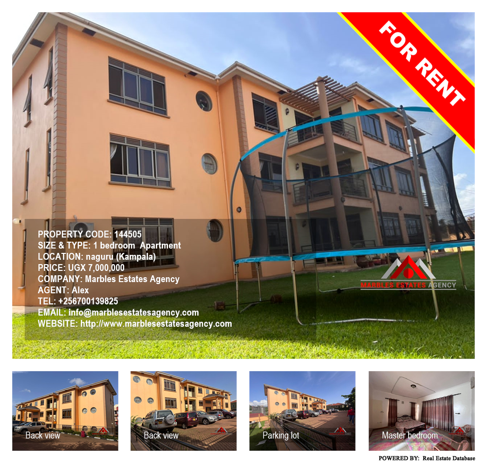 1 bedroom Apartment  for rent in Naguru Kampala Uganda, code: 144505