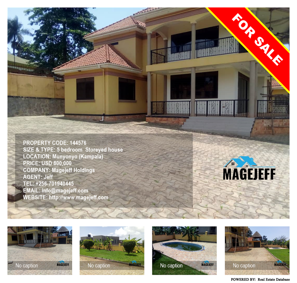 5 bedroom Storeyed house  for sale in Munyonyo Kampala Uganda, code: 144576