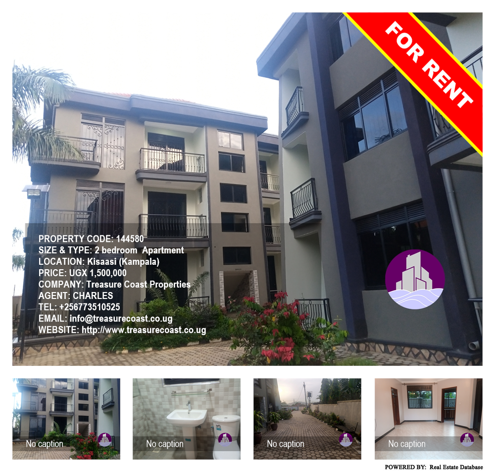2 bedroom Apartment  for rent in Kisaasi Kampala Uganda, code: 144580