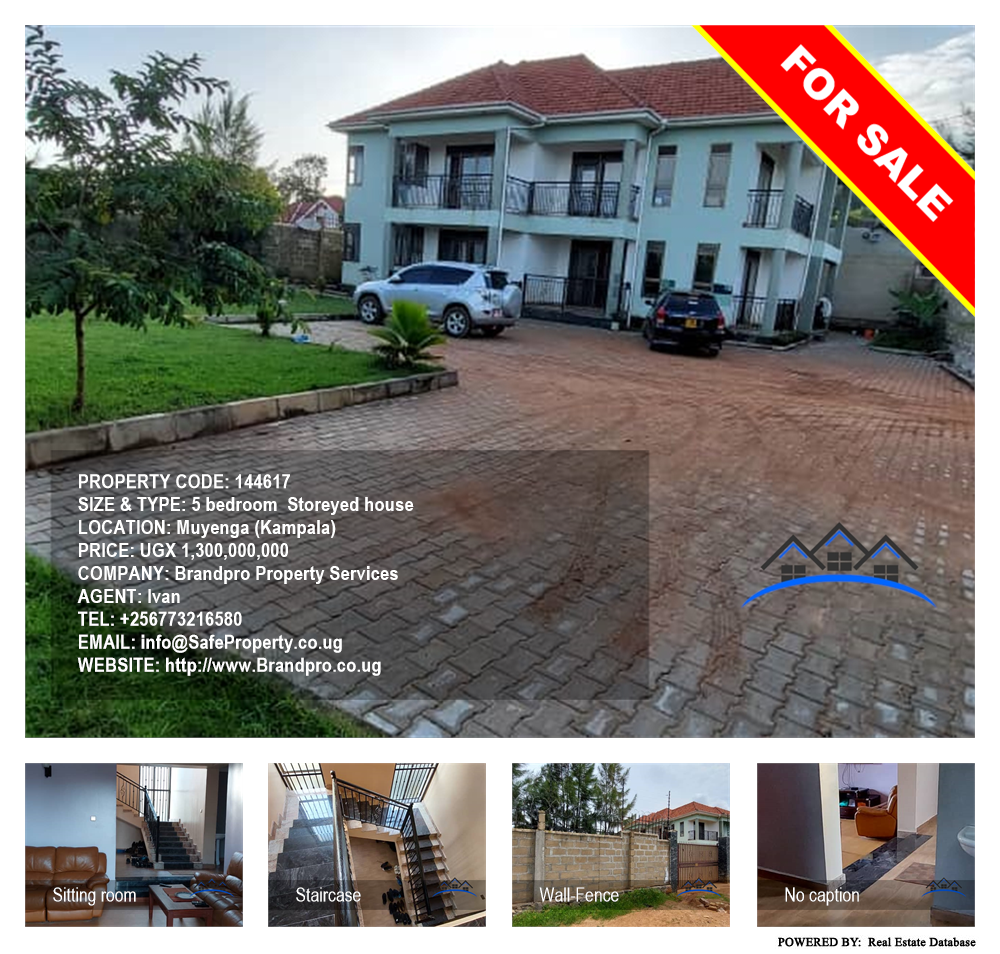 5 bedroom Storeyed house  for sale in Muyenga Kampala Uganda, code: 144617