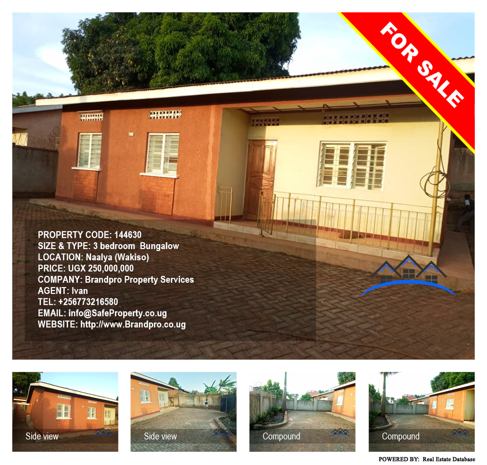 3 bedroom Bungalow  for sale in Naalya Wakiso Uganda, code: 144630