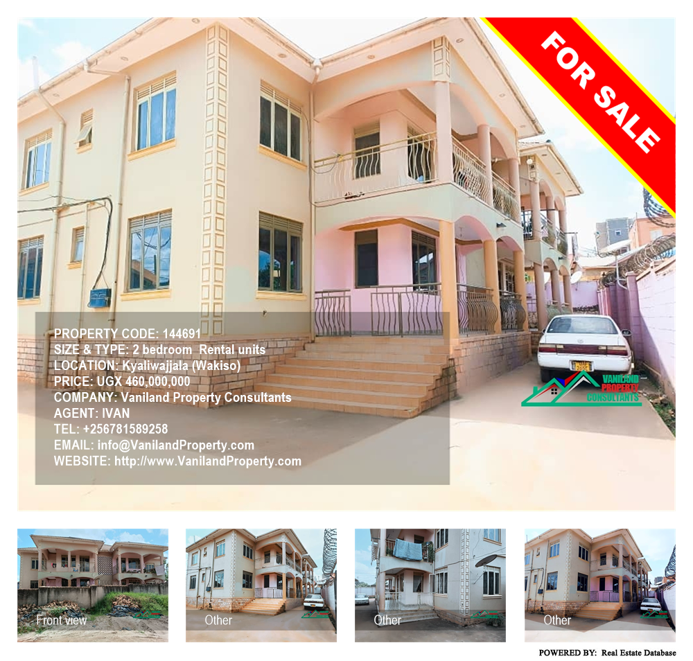 2 bedroom Rental units  for sale in Kyaliwajjala Wakiso Uganda, code: 144691