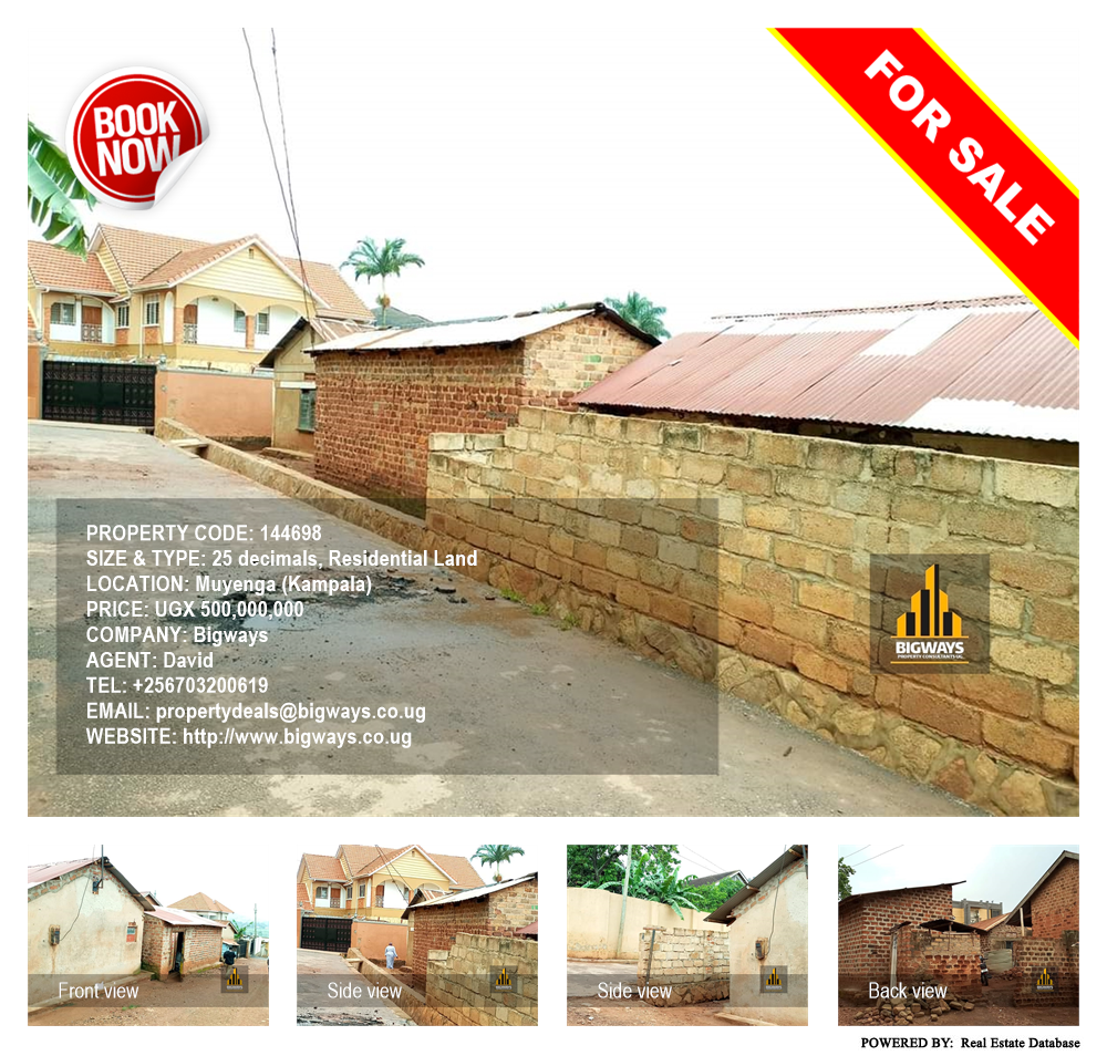 Residential Land  for sale in Muyenga Kampala Uganda, code: 144698
