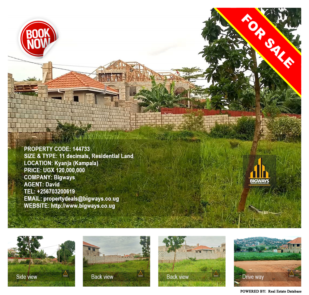 Residential Land  for sale in Kyanja Kampala Uganda, code: 144733