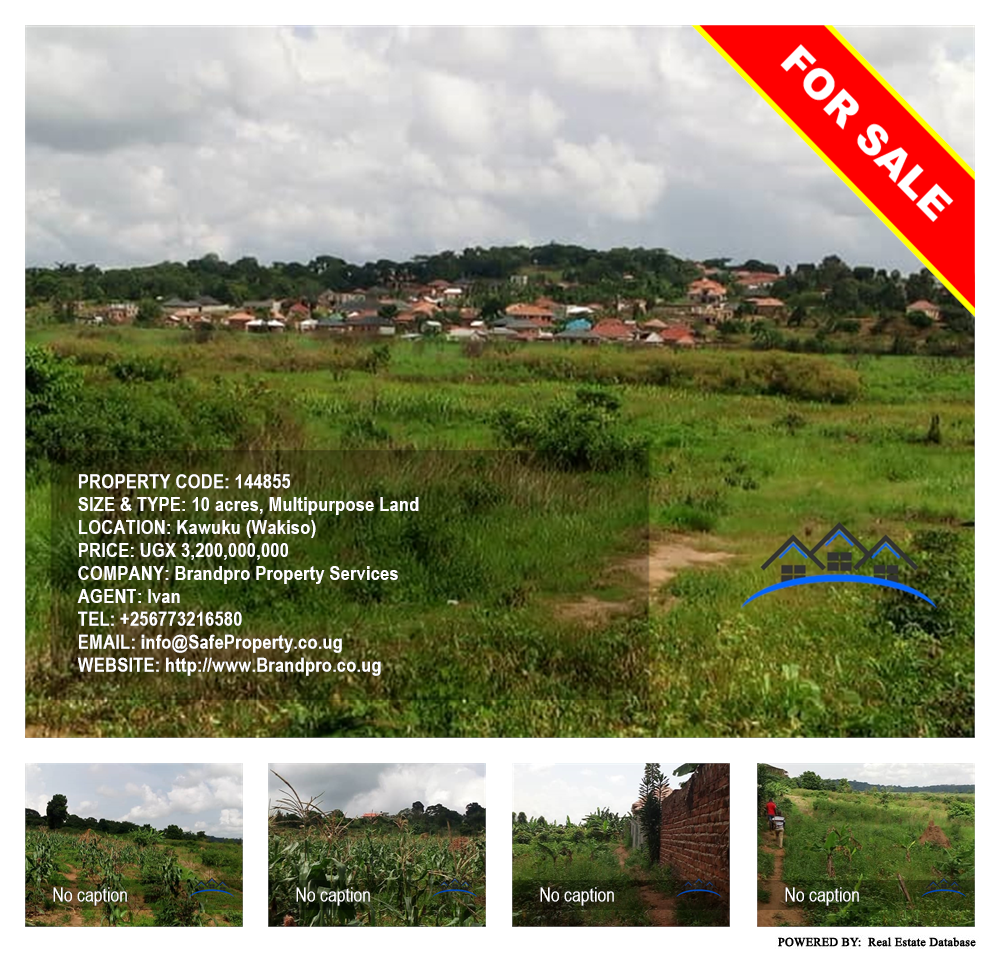 Multipurpose Land  for sale in Kawuku Wakiso Uganda, code: 144855