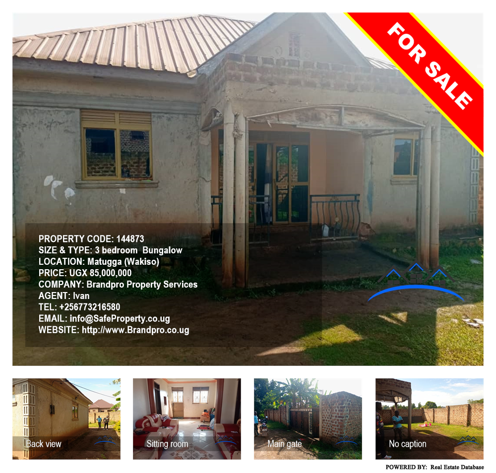 3 bedroom Bungalow  for sale in Matugga Wakiso Uganda, code: 144873