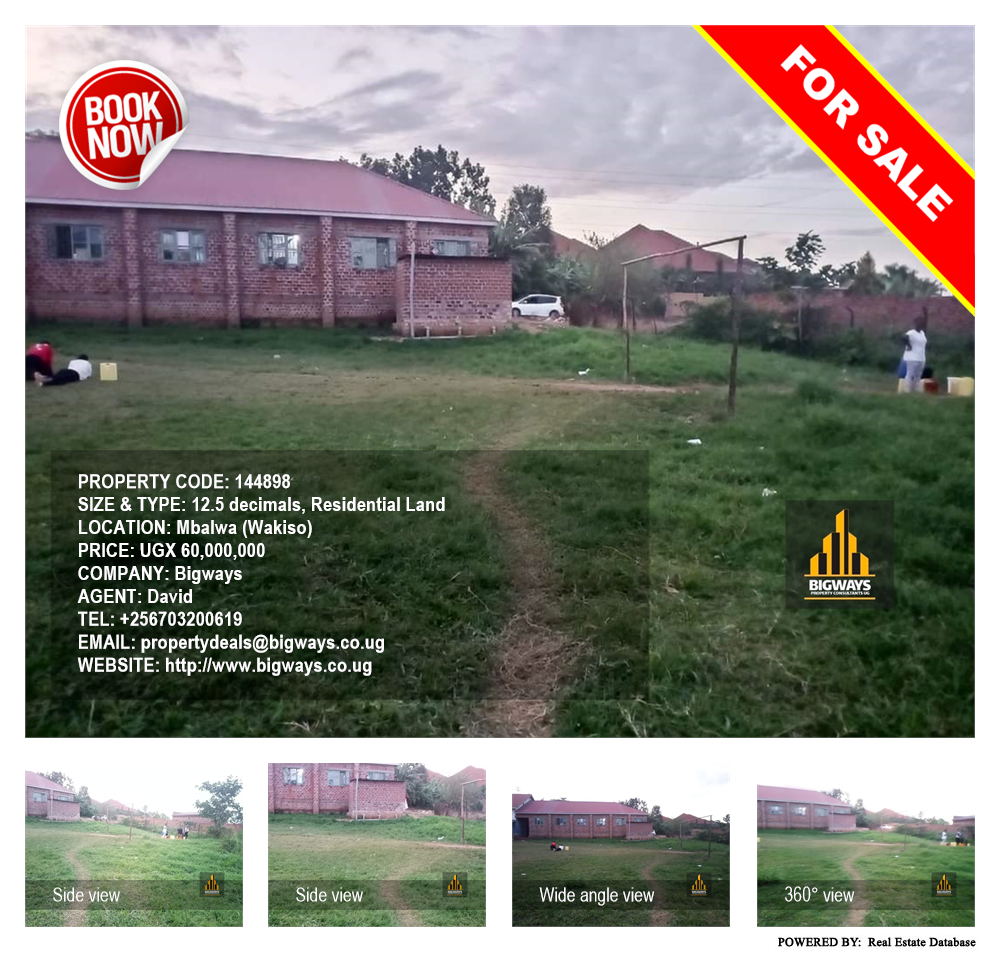 Residential Land  for sale in Mbalwa Wakiso Uganda, code: 144898
