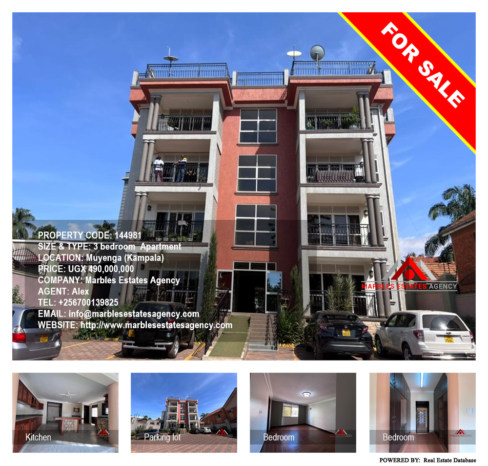 3 bedroom Apartment  for sale in Muyenga Kampala Uganda, code: 144981