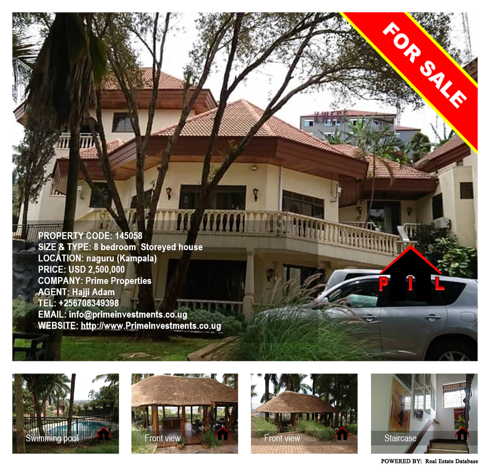 8 bedroom Storeyed house  for sale in Naguru Kampala Uganda, code: 145058