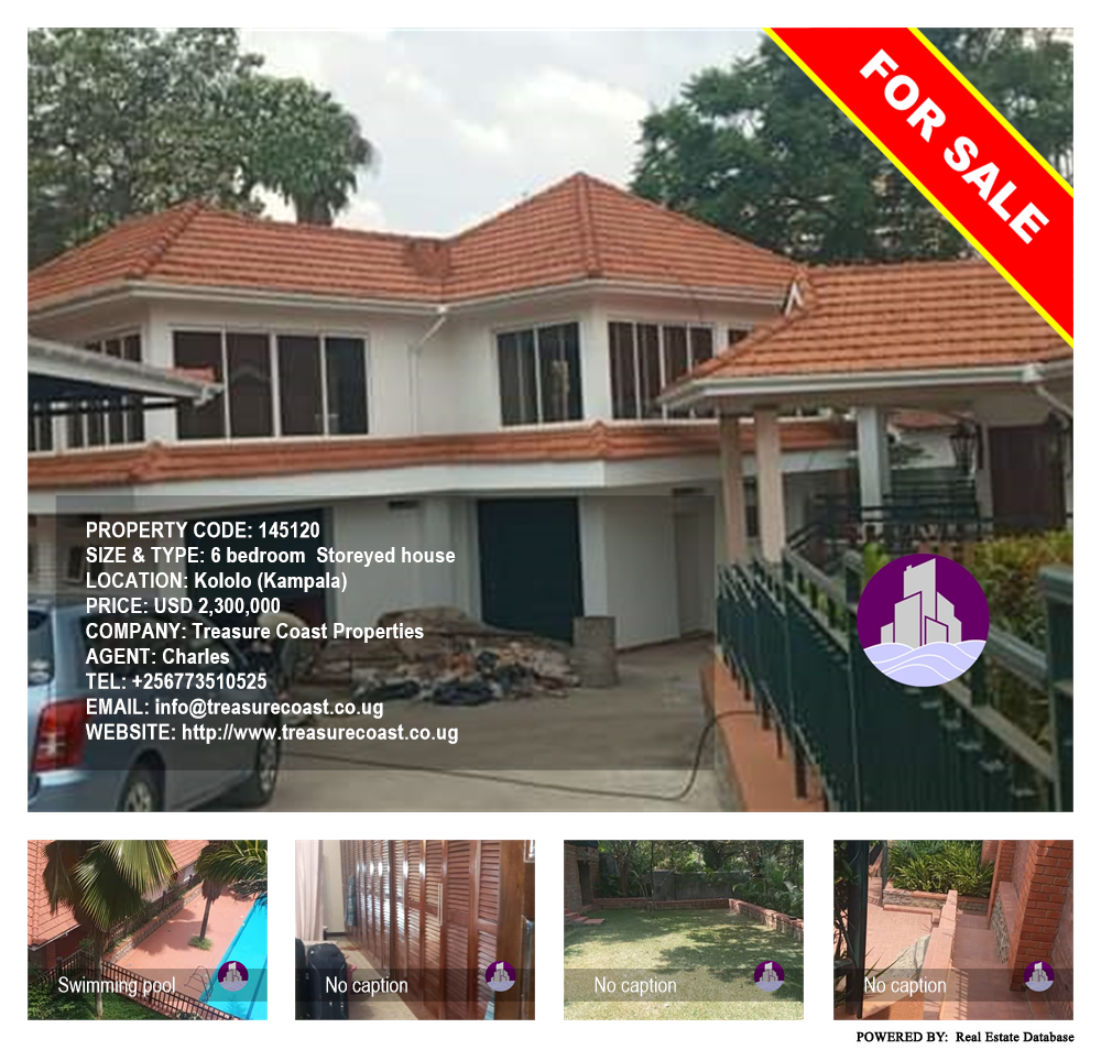 6 bedroom Storeyed house  for sale in Kololo Kampala Uganda, code: 145120