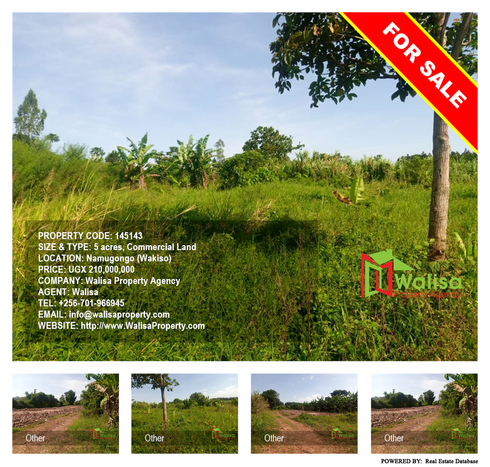 Commercial Land  for sale in Namugongo Wakiso Uganda, code: 145143