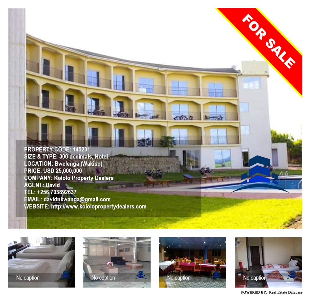 Hotel  for sale in Bwelenga Wakiso Uganda, code: 145231