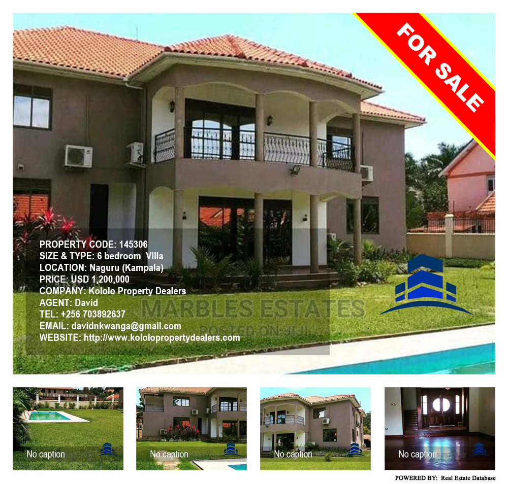 6 bedroom Villa  for sale in Naguru Kampala Uganda, code: 145306